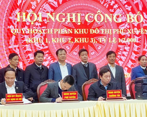 Hội nghị công bố đồ án Quy hoạch phân khu đô thị Phú Xuyên (khu 1,2,3) tỷ lệ 1/2.000