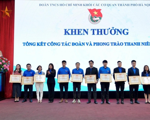 Viện Quy hoạch xây dựng Hà Nội là đơn vị hoàn thành xuất sắc công tác Đoàn và phong trào thanh niên năm 2023