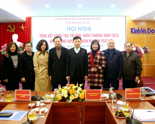 Viện Quy hoạch xây dựng Hà Nội tham dự Hội nghị tổng kết thi đua, khen thưởng năm 2023 và phương hướng nhiệm vụ năm 2024 của Cụm thi đua số 16