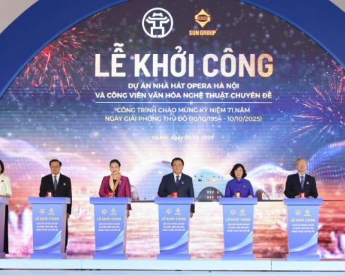 Khởi công Nhà hát Opera Hà Nội và Công viên văn hóa nghệ thuật chuyên đề bên hồ Tây