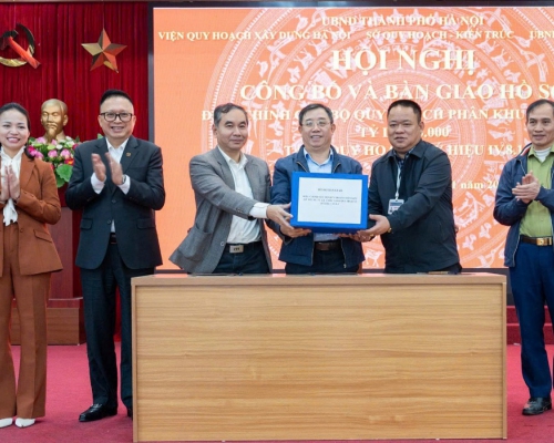 Hội nghị công bố và bàn giao hồ sơ đồ án Điều chỉnh cục bộ Quy hoạch phân khu đô thị N4, tỉ lệ 1/5000 tại ô quy hoạch ký hiệu IV.8.1