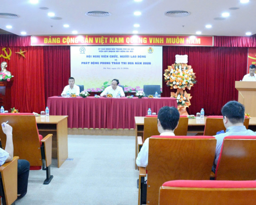 Viện Quy hoạch xây dựng Hà Nội tổ chức Hội nghị cán bộ viên chức, người lao động và Phát động phong trào thi đua năm 2026