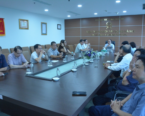 Viện Quy hoạch xây dựng Hà Nội học tập, quán triệt Nghị quyết số 10-NQ/TW của Bộ Chính trị về định hướng phát triển kinh tế có vốn đầu tư nước ngoài