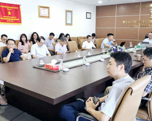 Đảng bộ Viện Quy hoạch xây dựng Hà Nội học tập, quán triệt Nghị quyết Trung ương 4 khóa XIV